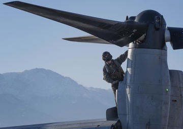 Peterson supports Marine Corps exercise