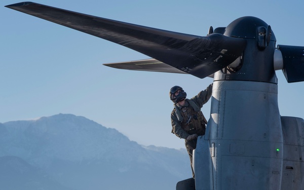 Peterson supports Marine Corps exercise