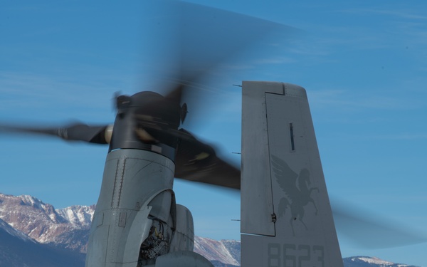 Peterson supports Marine Corps exercise