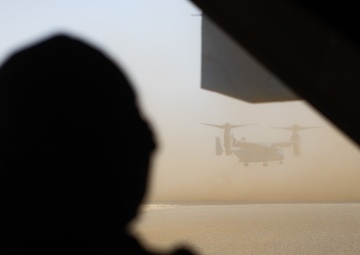 Peterson supports Marine Corps exercise