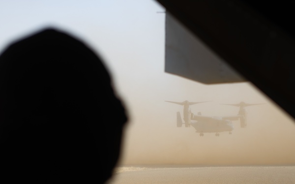 Peterson supports Marine Corps exercise