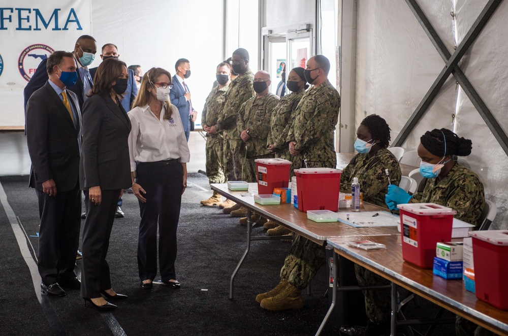 Vice President Harris visits Jacksonville Florida CVC