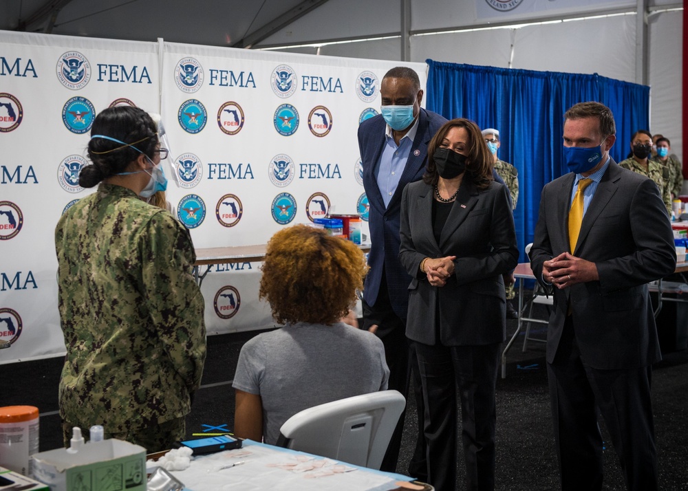 Vice President Harris visits Jacksonville Florida CVC