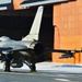 U.S. Air Force Airmen from the 148th Aircraft Maintenance Squadron recover an F-16 at Thule Air Base, Greenland during Amalgam Dart 21-2