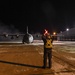 A C-130, 133 Airlift Wing, arrives at 5 Wing Goose Bay, Newfoundland and Labrador