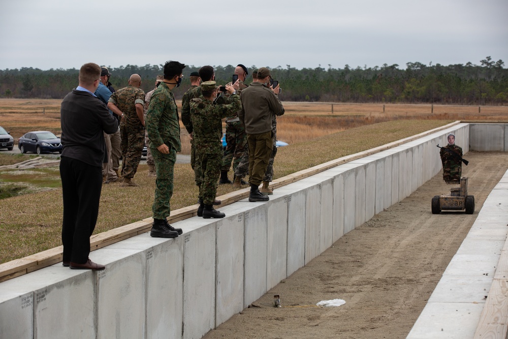 Liaison Officers from Allied and Partner Nations visit Camp Lejeune