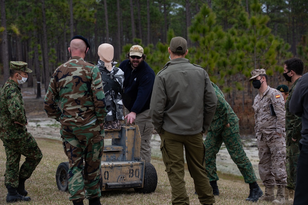 Liaison Officers from Allied and Partner Nations visit Camp Lejeune