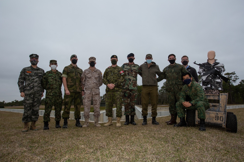 Liaison Officers from Allied and Partner Nations visit Camp Lejeune