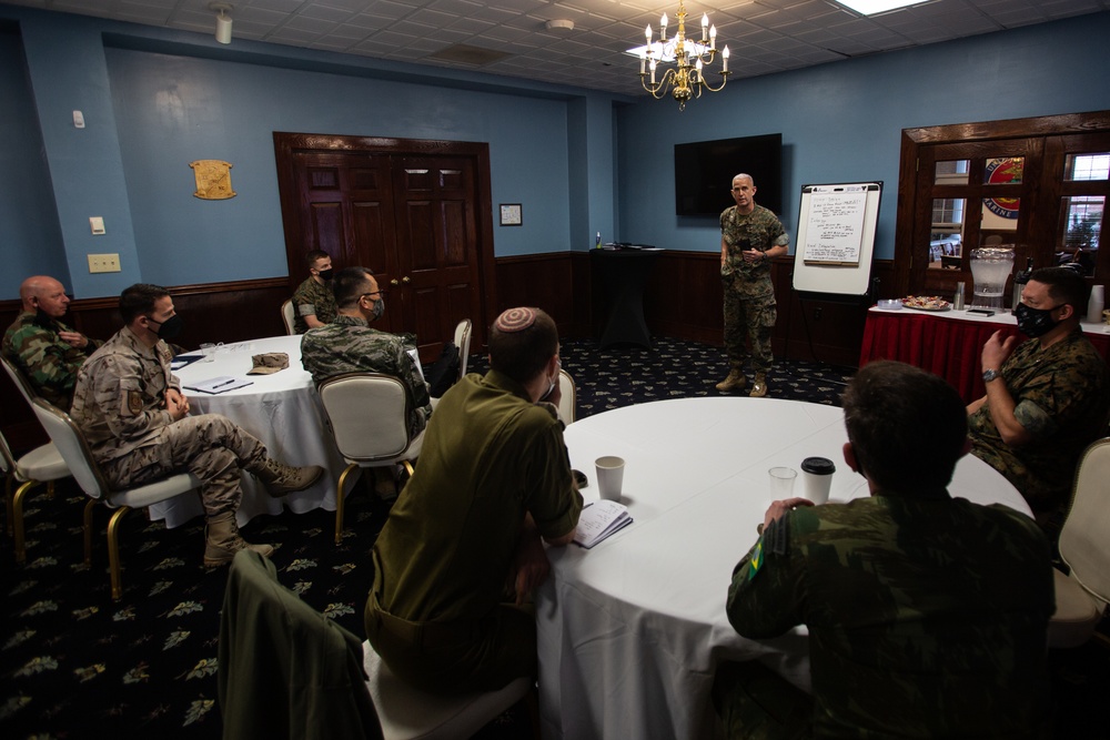 Liaison Officers from Allied and Partner Nations visit Camp Lejeune