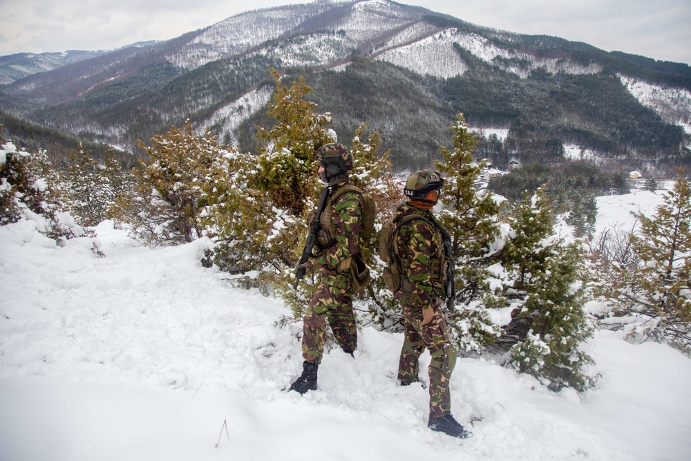 Serbian SAJ train with US Green Berets on mountain warfare skills