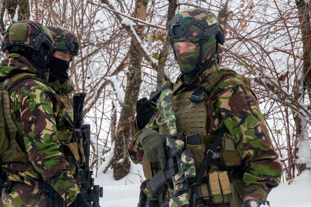 Serbian SAJ train with US Green Berets on mountain warfare skills