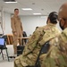 Highest DoD Enlisted member talks leadership with 332nd AEW Airmen