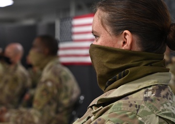 Top DoD enlisted member mentors 332nd AEW Airmen on leadership