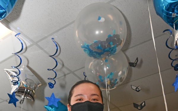 JPPSO Airman receives BTZ promotion