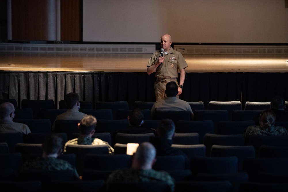 MCPON speaks with USNA Chiefs