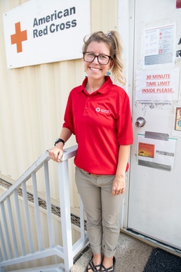 CLDJ AMERICAN RED CROSS MANAGER SUPPORTS TROOPS