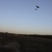 1st Brigade Combat Team 82nd Airborne Division Soldier launces Raven glider at sunset