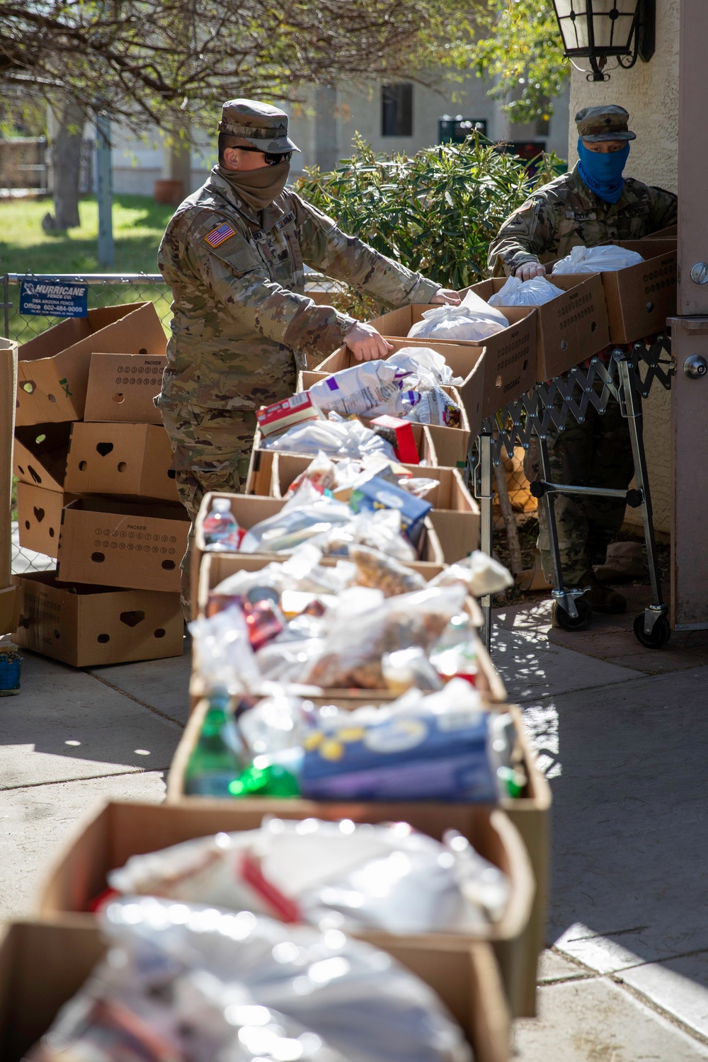 Arizona Guard Supports Queen Creek Food Bank