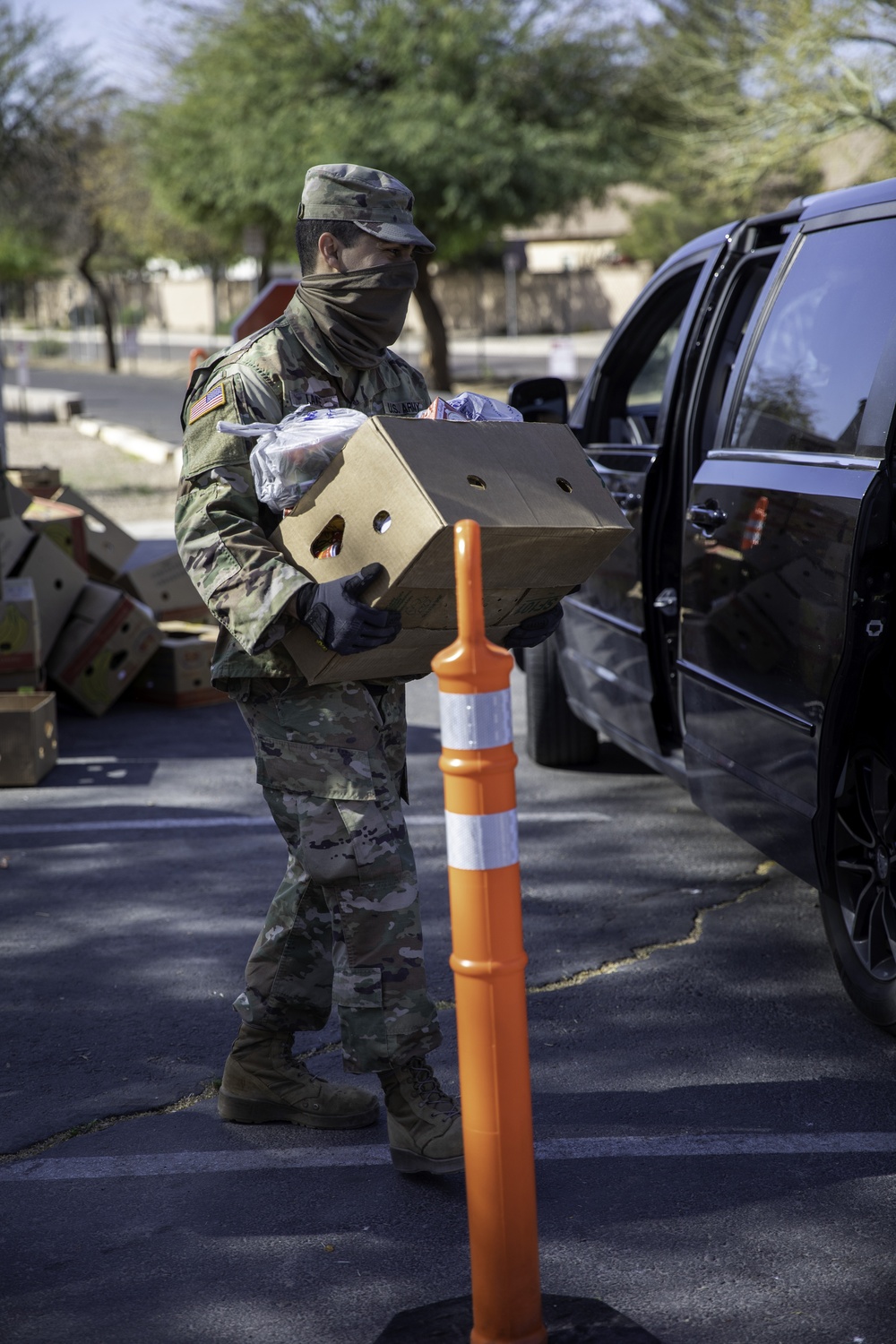 Arizona Guard Supports Queen Creek Food Bank