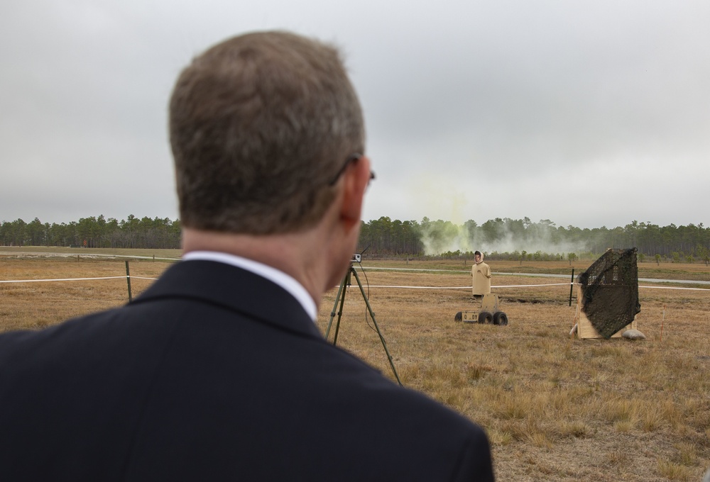 Congressman Gregory F. Murphy visits MCB Camp Lejeune for G-36 updates