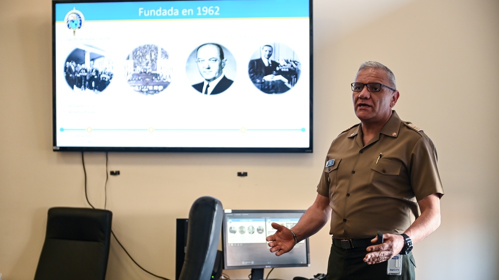 Peruvian Army Brig. Gen. Cristian García Rodríguez, Deputy Defense Visits the IADC