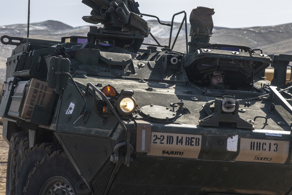 Stryker Gunnery Qualification at Yakima Training Center