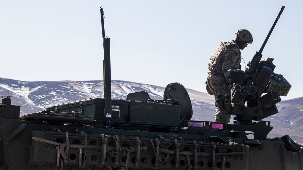 Stryker Gunnery Qualification at Yakima Training Center