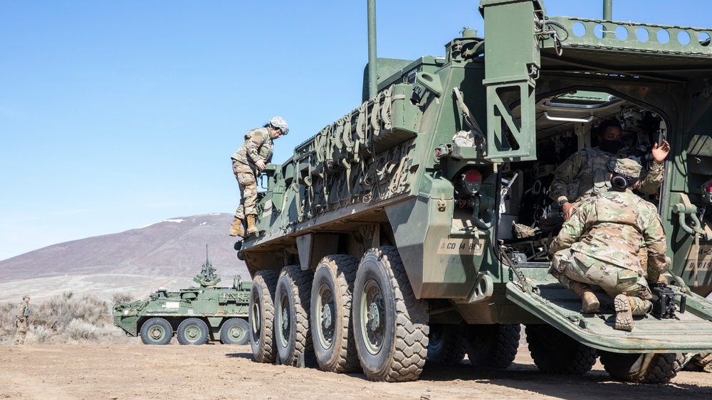 Stryker Gunnery Qualification at Yakima Training Center