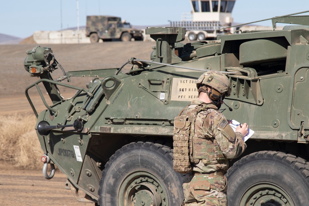 Stryker Gunnery Qualification at Yakima Training Center