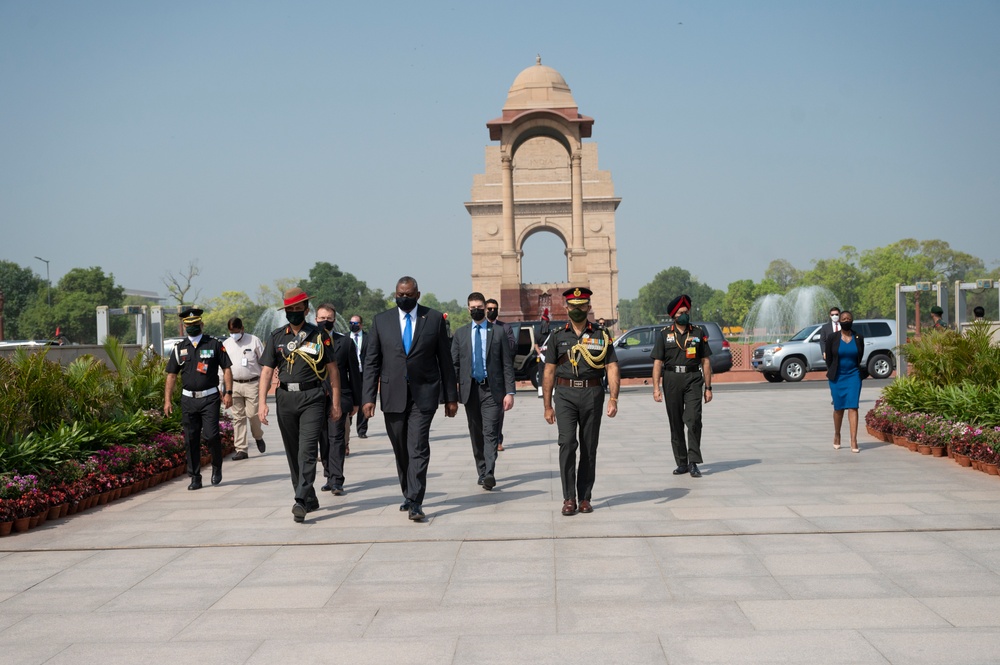 Secretary Austin Visits India