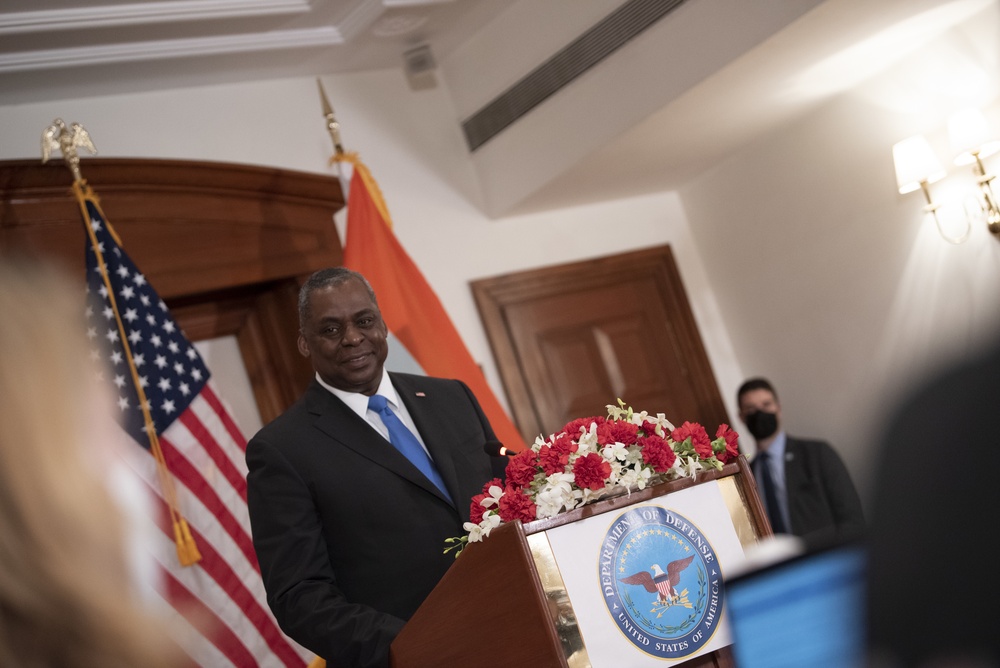 Secretary Austin Visits India