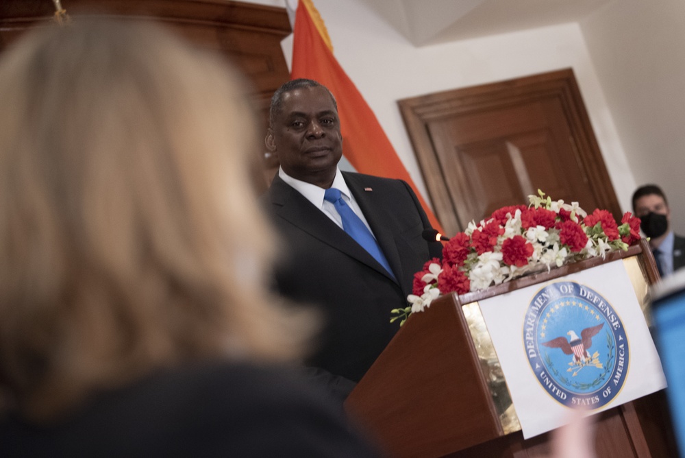 Secretary Austin Visits India