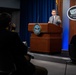 Pentagon Press Secretary John F. Kirby briefs the press