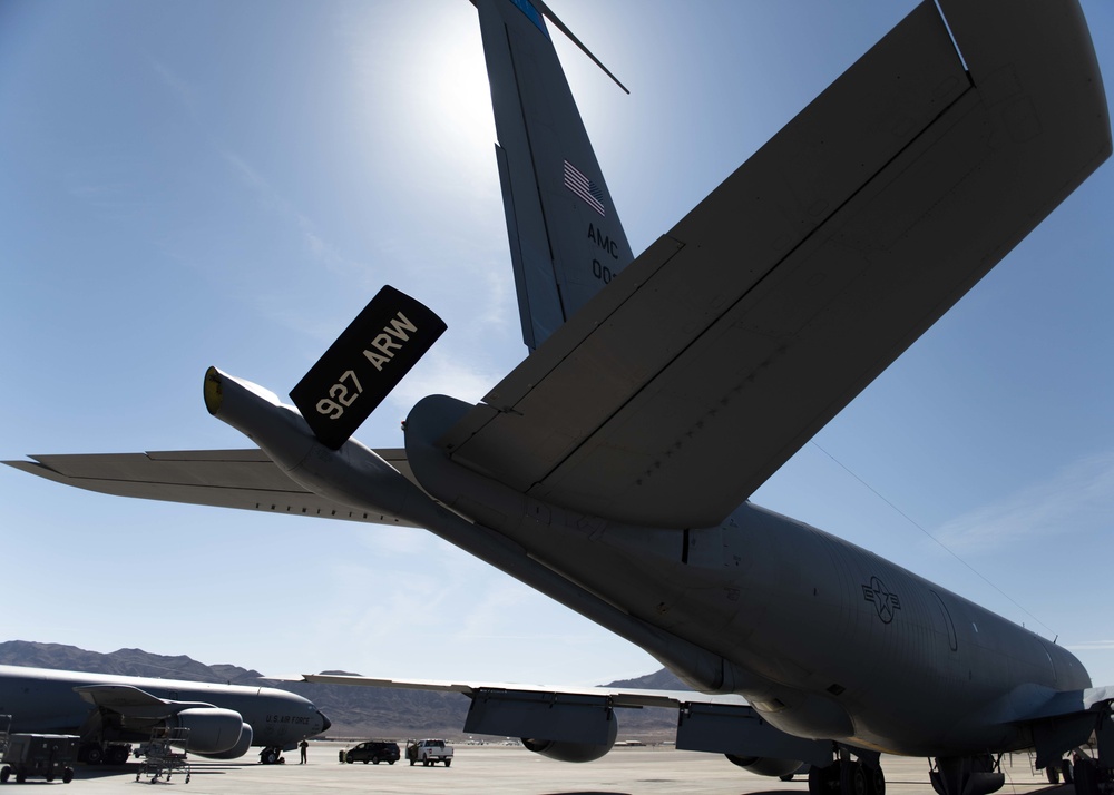 Aircraft flying high: Refuelers support Red Flag 21-2