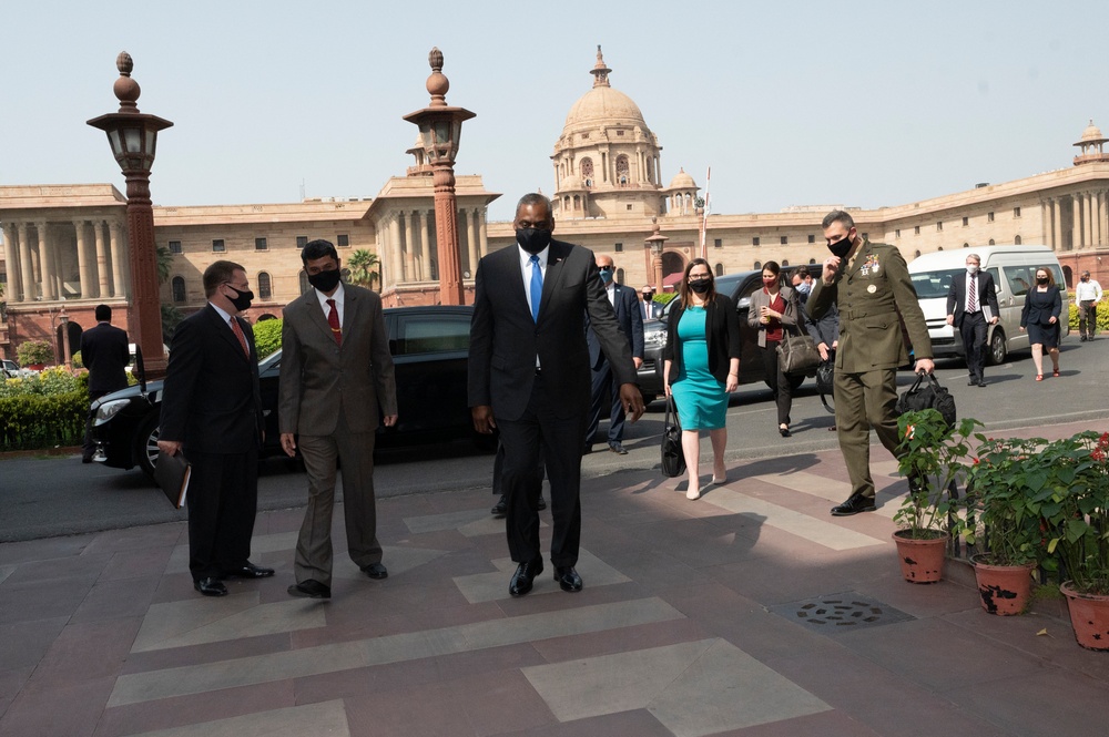 Secretary Austin Visits India