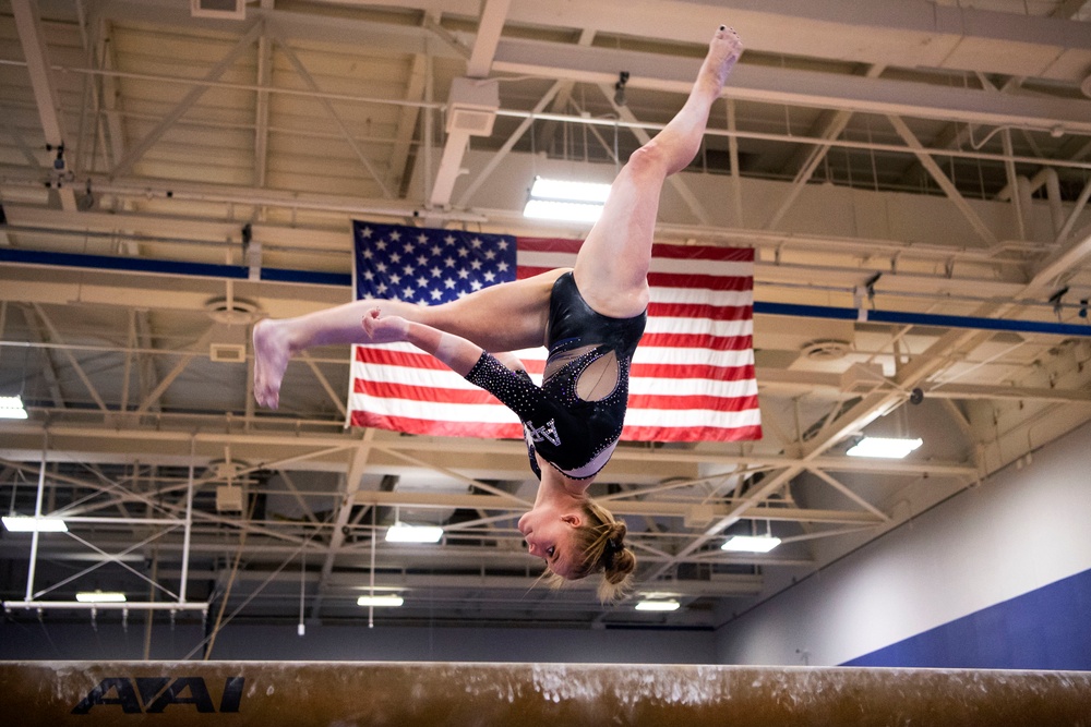 Air Force Academy Women's Gymnastics Team posted a season-high score of 193.900!