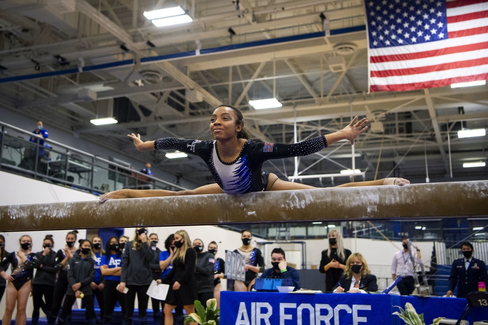 Air Force Academy Women's Gymnastics Team posted a season-high score of 193.900!