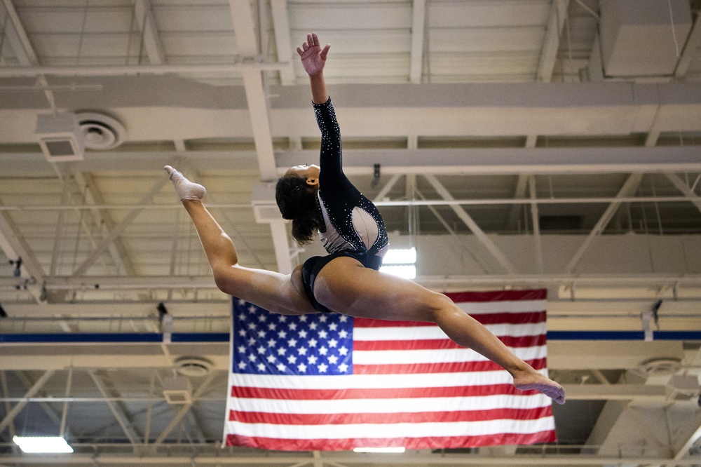 Air Force Academy Women's Gymnastics Team posted a season-high score of 193.900!