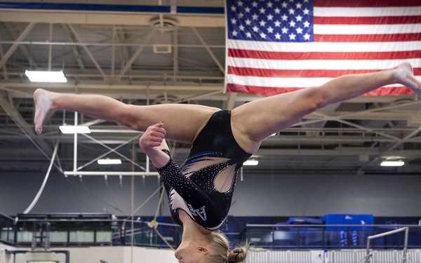 Air Force Academy Women's Gymnastics Team posted a season-high score of 193.900!