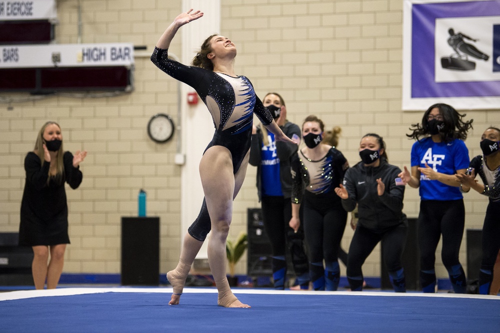 Air Force Academy Women's Gymnastics Team posted a season-high score of 193.900!