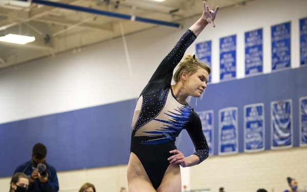 Air Force Academy Women's Gymnastics Team posted a season-high score of 193.900!