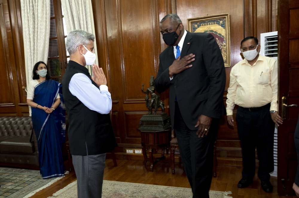 Secretary Austin Visits India