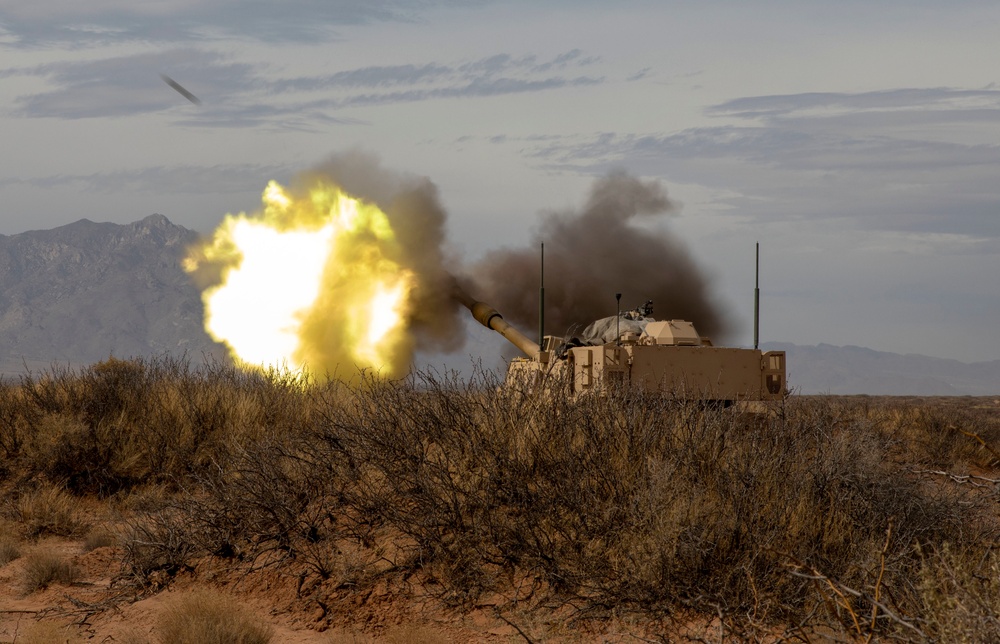 Field Artillery Conducts Live Fire Exercise