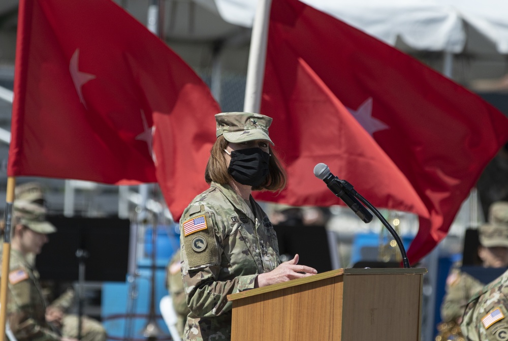 311th ESC uncasing ceremony