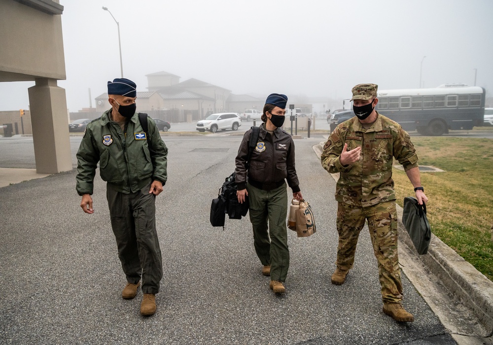 AMC deputy commander takes flight at Dover AFB