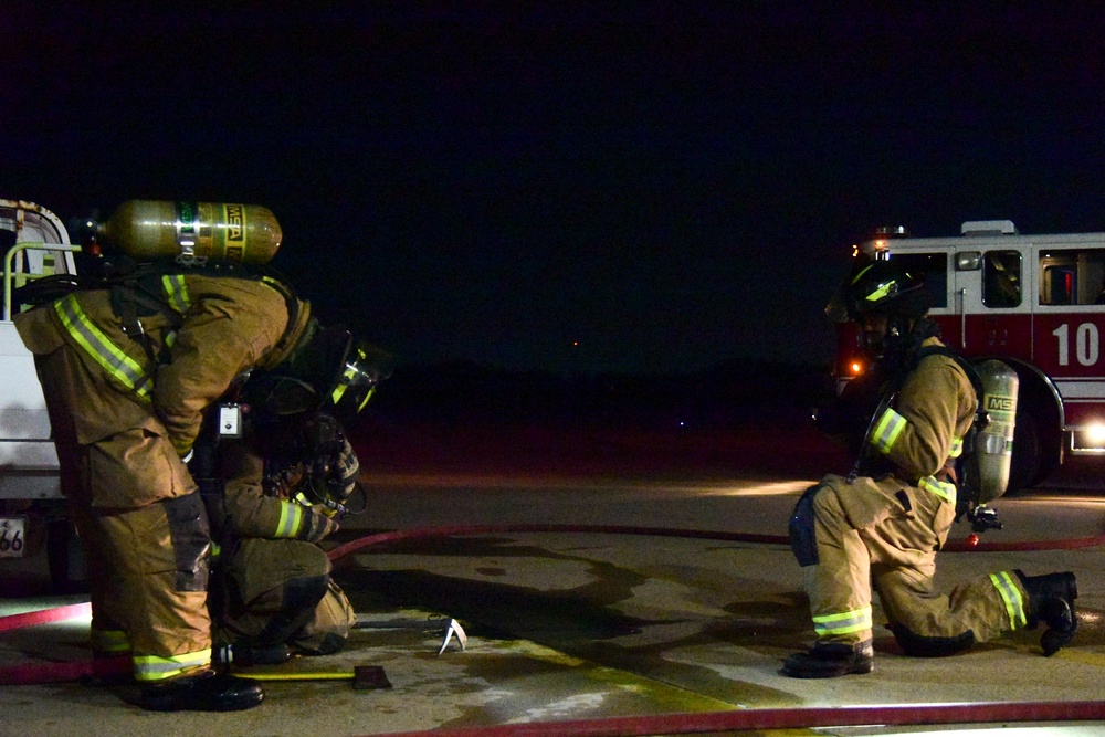 Fire Dawgs respond to emergency training scenario