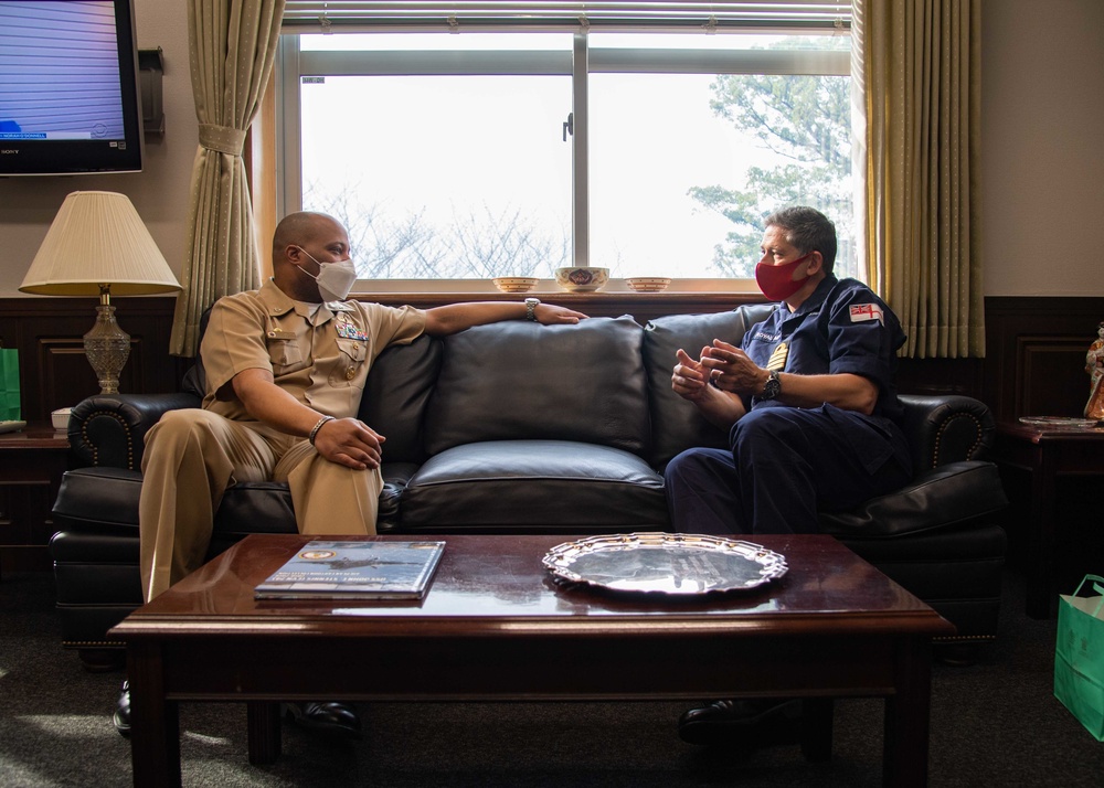 Royal Navy Capt. Visit to CFAS