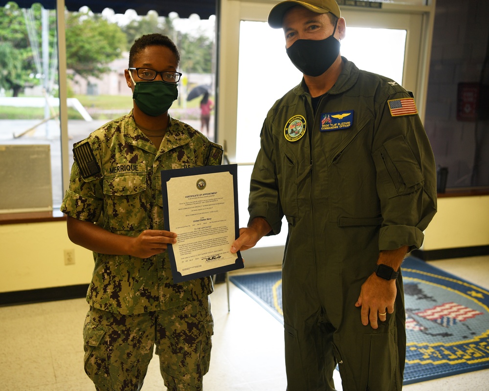 Meritorious Advancement on Diego Garcia