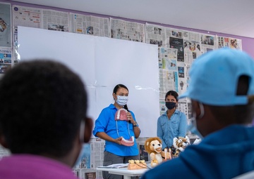 Civil Affairs East Africa team teaches oral hygiene, preventative care