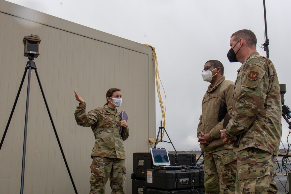 435th AGOW Airmen highlight mission to 3rd AF leadership